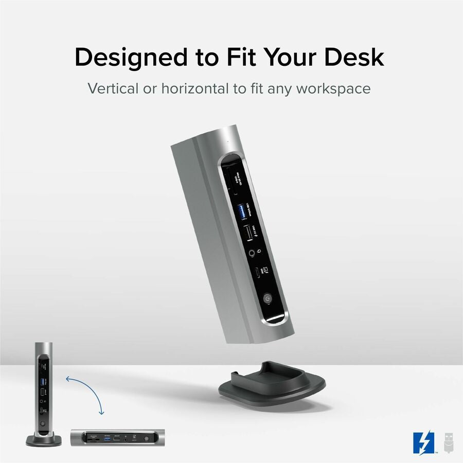 Alternate-Image5 Image for Plugable 16-in-1 Thunderbolt 4 Dock with 100W Charging, 4K Quad Monitor Setup for Thunderbolt 4 Windows Laptops