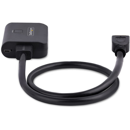 Alternate-Image3 Image for StarTech.com 2-Port HDMI Splitter, 4K 60Hz HDMI 2.0 Video, 4K HDMI Splitter 1 In 2 Out, 1x2 HDMI Display/Output Splitter, HDR/HDCP