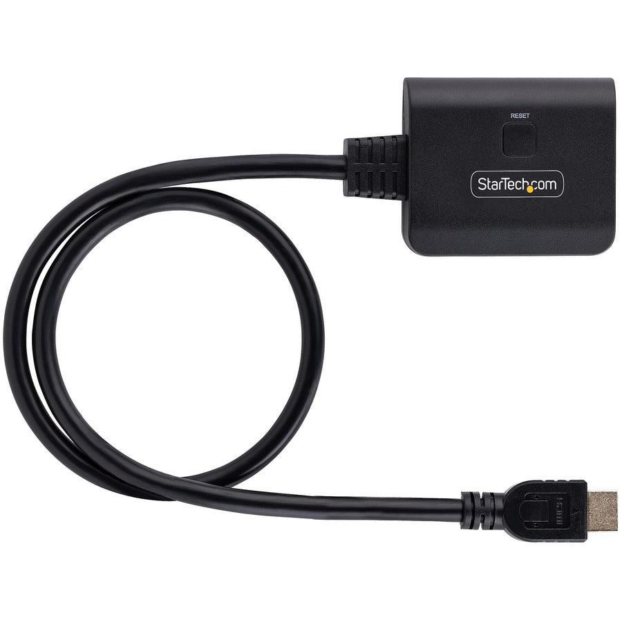 Alternate-Image4 Image for StarTech.com 2-Port HDMI Splitter, 4K 60Hz HDMI 2.0 Video, 4K HDMI Splitter 1 In 2 Out, 1x2 HDMI Display/Output Splitter, HDR/HDCP