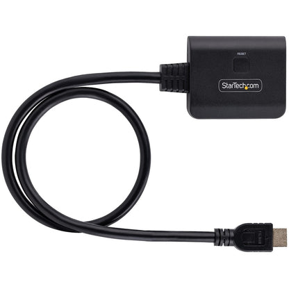 Alternate-Image4 Image for StarTech.com 2-Port HDMI Splitter, 4K 60Hz HDMI 2.0 Video, 4K HDMI Splitter 1 In 2 Out, 1x2 HDMI Display/Output Splitter, HDR/HDCP