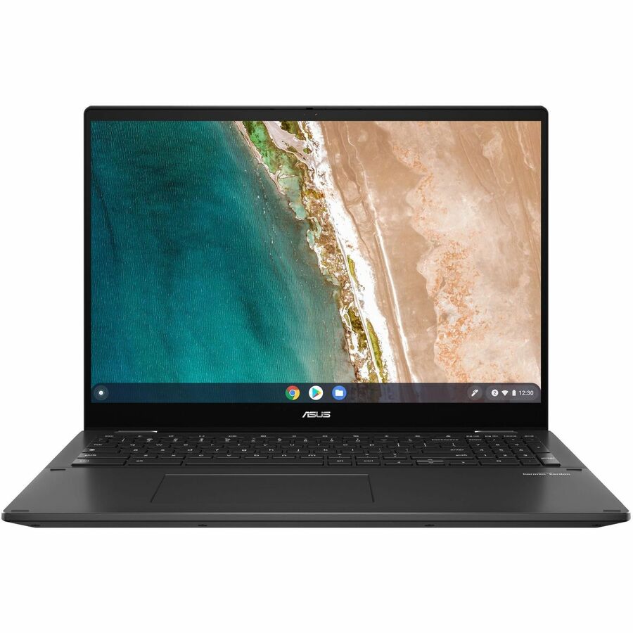Front Image for Asus Chromebook Flip CX5 CX5601FBA-YZ568T-S 16" Touchscreen Convertible 2 in 1 Chromebook - WUXGA - 144 Hz - Intel Core i5 12th Gen i5-1235U - 16 GB - 128 GB SSD - Mineral Gray