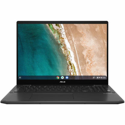 Front Image for Asus Chromebook Flip CX5 CX5601FBA-YZ568T-S 16" Touchscreen Convertible 2 in 1 Chromebook - WUXGA - 144 Hz - Intel Core i5 12th Gen i5-1235U - 16 GB - 128 GB SSD - Mineral Gray