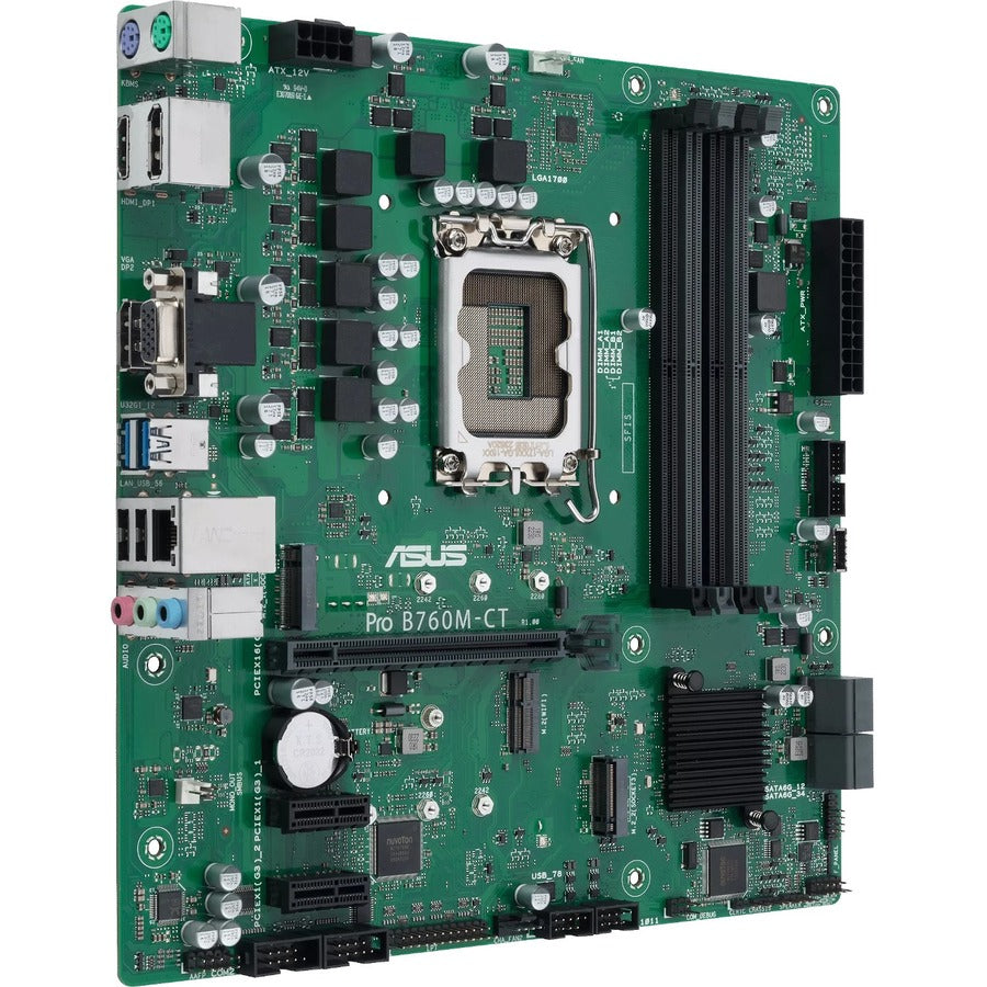 Alternate-Image4 Image for Asus Pro B760M-CT-CSM Industrial Motherboard - Intel B760 Chipset - Socket LGA-1700 - Micro ATX