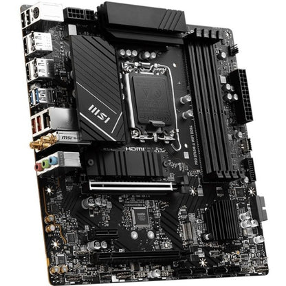 Alternate-Image3 Image for MSI Pro B760M-A WIFI DDR4 Gaming Desktop Motherboard - Intel B760 Chipset - Socket LGA-1700 - Micro ATX