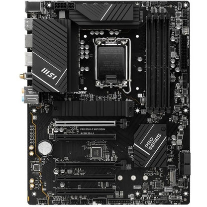 Alternate-Image1 Image for MSI Pro B760-P WIFI DDR4 Gaming Desktop Motherboard - Intel B760 Chipset - Socket LGA-1700 - ATX