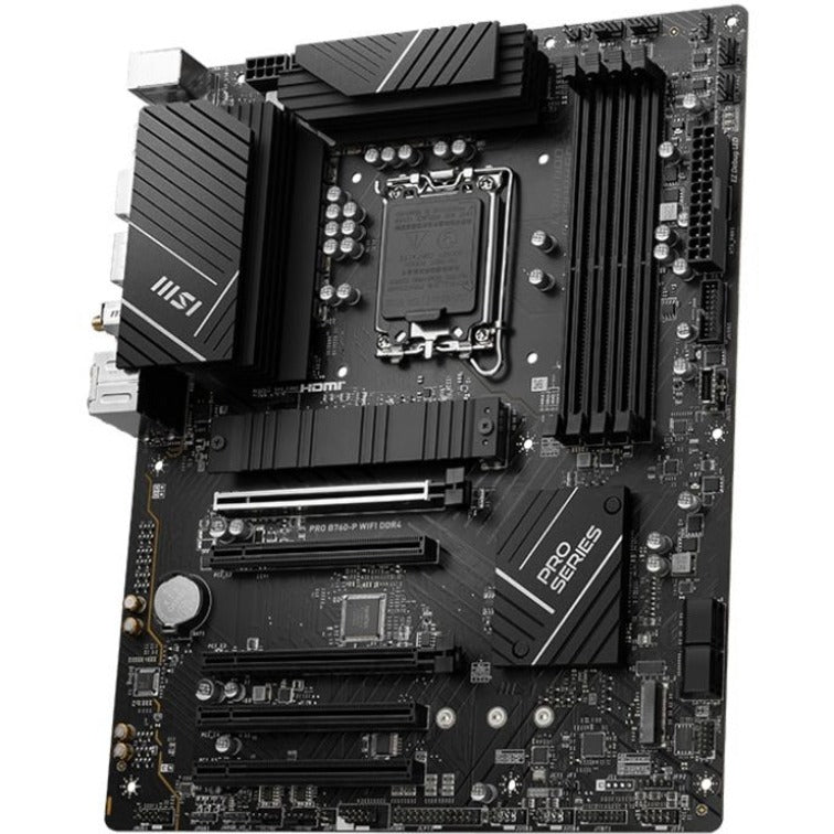 Alternate-Image2 Image for MSI Pro B760-P WIFI DDR4 Gaming Desktop Motherboard - Intel B760 Chipset - Socket LGA-1700 - ATX