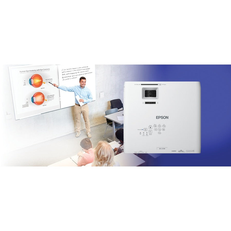 Alternate-Image8 Image for Epson PowerLite L210W 3LCD Projector - 16:9 - Ceiling Mountable