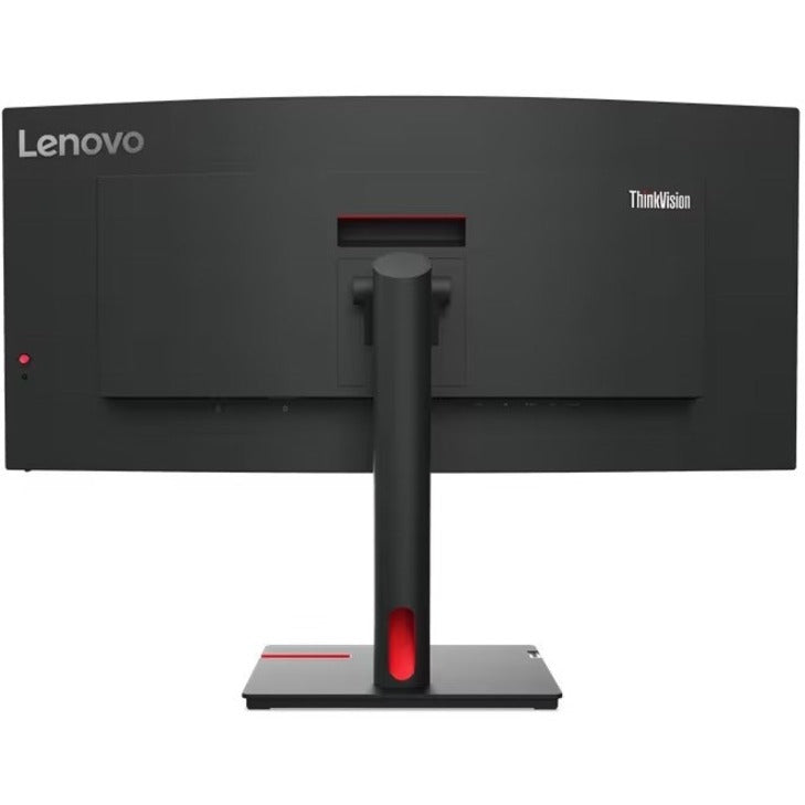 Rear Image for Lenovo ThinkVision T34w-30 34" Class UW-QHD Curved Screen LED Monitor - 21:9 - Raven Black