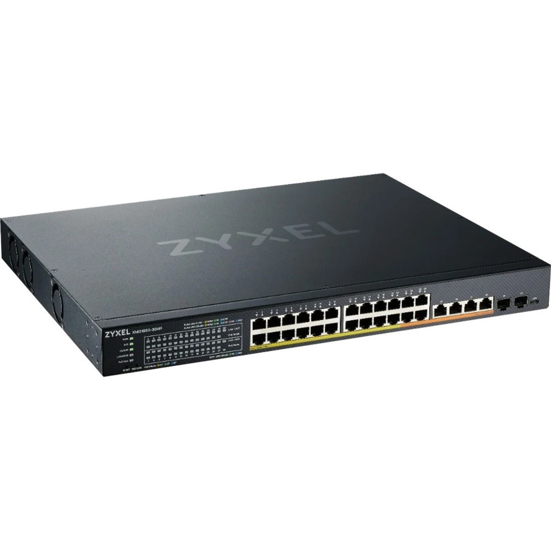 Main Image for ZYXEL XMG1930-30HP 24-Port 2.5G Multi-Gigabit L3 Smart Nebula Cloud Managed PoE Switch with 2 10G SFP+ Uplinks and 4 10G Ethernet | 28 PoE+ / PoE++ Ports at 700W