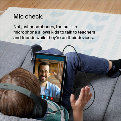Alternate-Image2 Image for Belkin SOUNDFORM Mini Wired On-Ear Headphone for Kids
