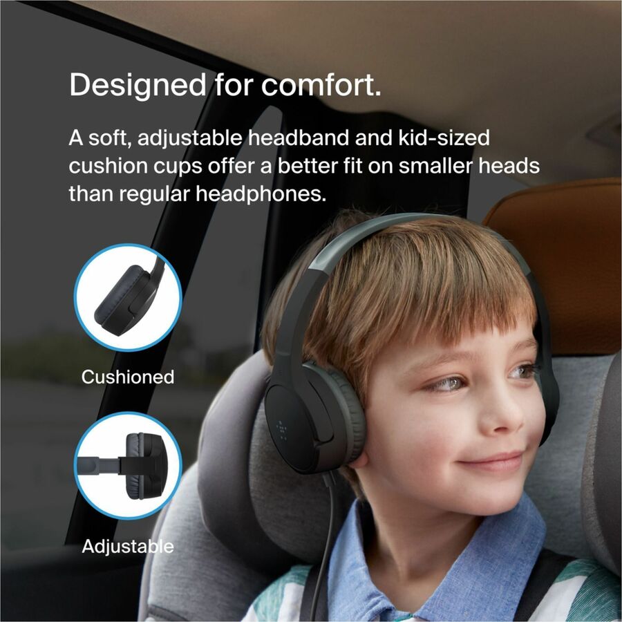 Alternate-Image3 Image for Belkin SOUNDFORM Mini Wired On-Ear Headphone for Kids