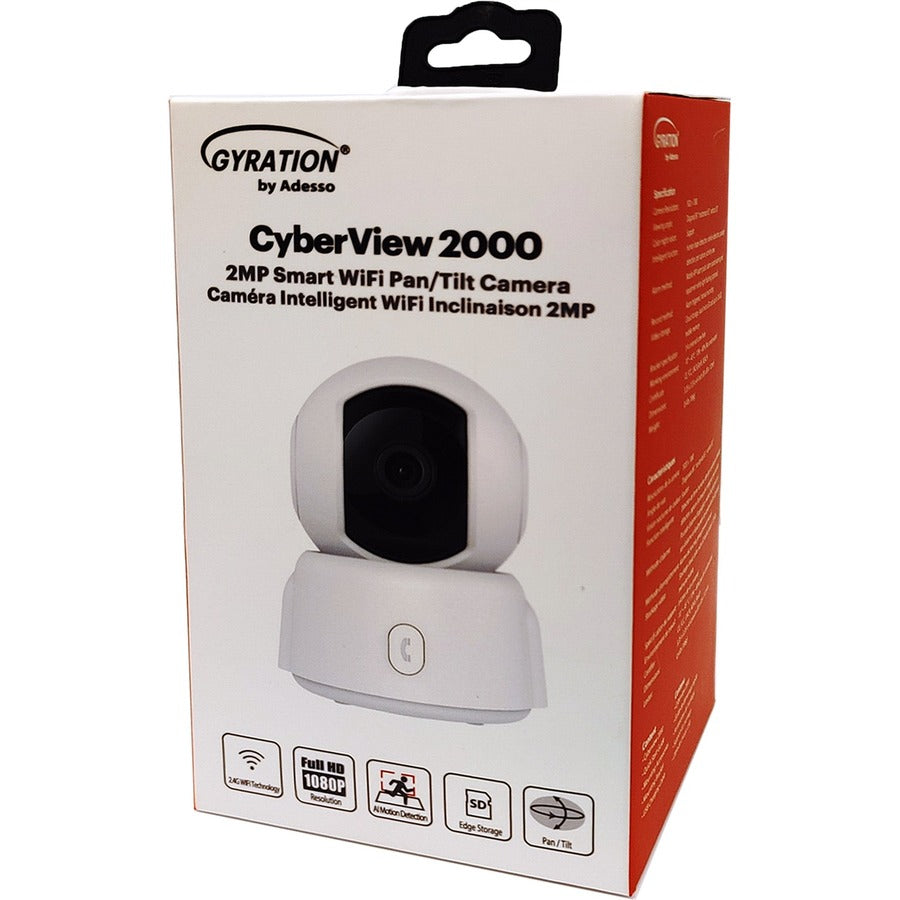 Alternate-Image1 Image for Gyration Cyberview Cyberview 2000 2 Megapixel Indoor Full HD Network Camera - Color - White