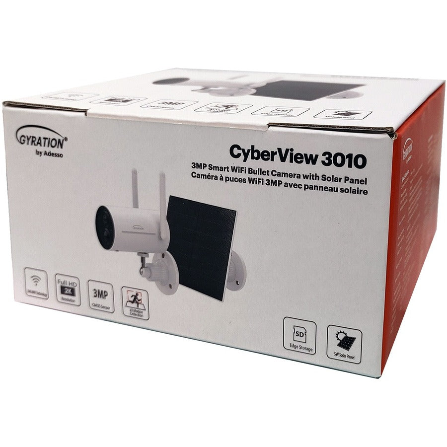 Alternate-Image7 Image for Gyration Cyberview Cyberview 3010 3 Megapixel Indoor/Outdoor Network Camera - Color - Bullet - White