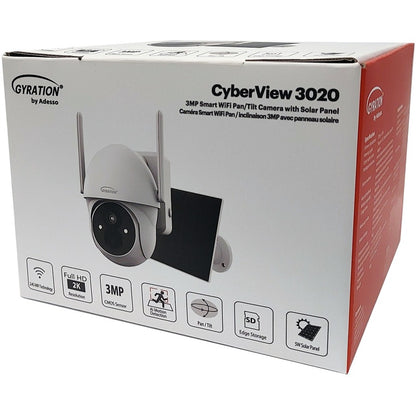 Alternate-Image7 Image for Gyration Cyberview Cyberview 3020 3 Megapixel Indoor/Outdoor Network Camera - Color - White