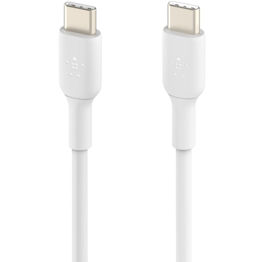 Alternate-Image1 Image for Belkin USB-C to USB-C Cable (2m / 6.6ft, White)