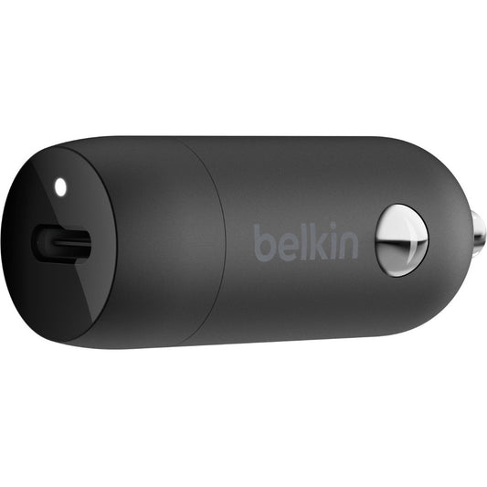 Main Image for Belkin Boost&uarr;Charge&trade; 30W Fast Car Charger, Compact Design w/USB-C Power Delivery Port, Universal Compatibility for iPhone 14, Galaxy S23, Note Series, and More - Black