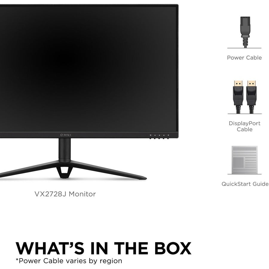 Alternate-Image8 Image for ViewSonic OMNI VX2728J 27 Inch Gaming Monitor 165hz 0.5ms 1080p IPS with FreeSync Premium, Advanced Ergonomics, HDMI, DP