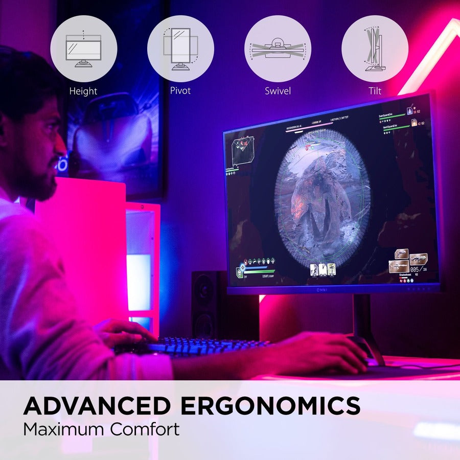 Alternate-Image9 Image for ViewSonic OMNI VX2728J 27 Inch Gaming Monitor 165hz 0.5ms 1080p IPS with FreeSync Premium, Advanced Ergonomics, HDMI, DP