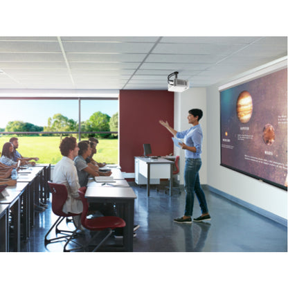 Life-Style Image for ViewSonic LS560WH 3000 Lumens WXGA Short Throw LED Projector with HV Keystone and LAN Control for Business and Education