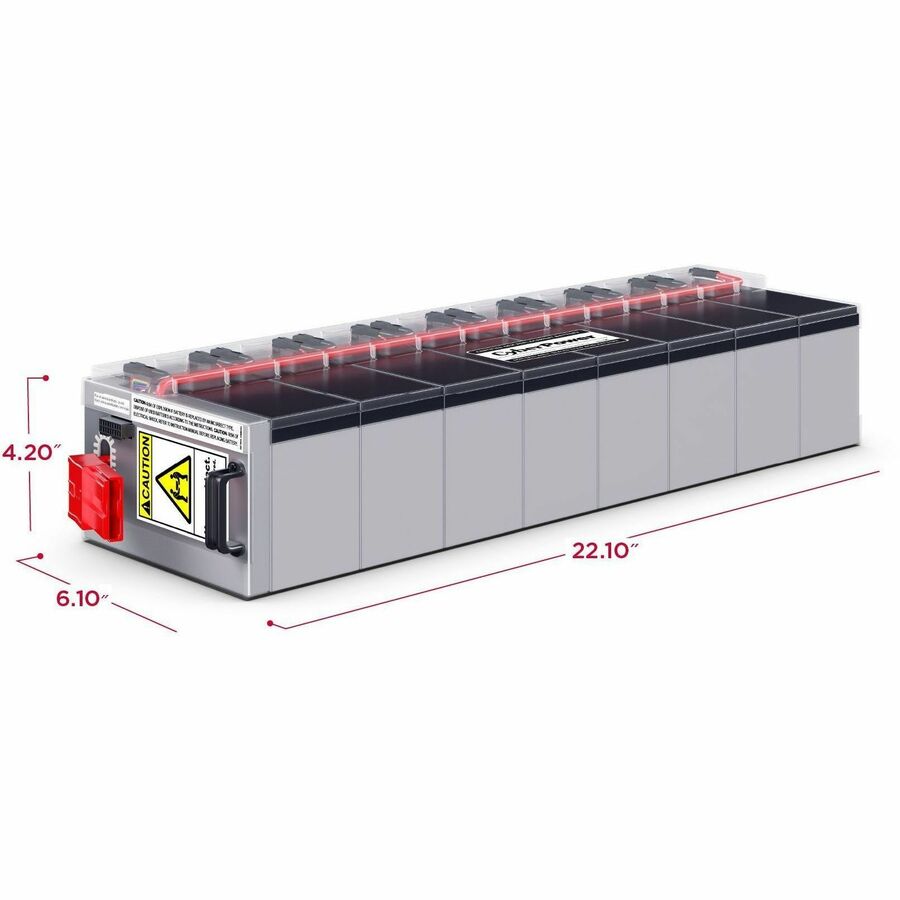 Alternate-Image2 Image for CyberPower RB1290X8 Replacement Battery Cartridge