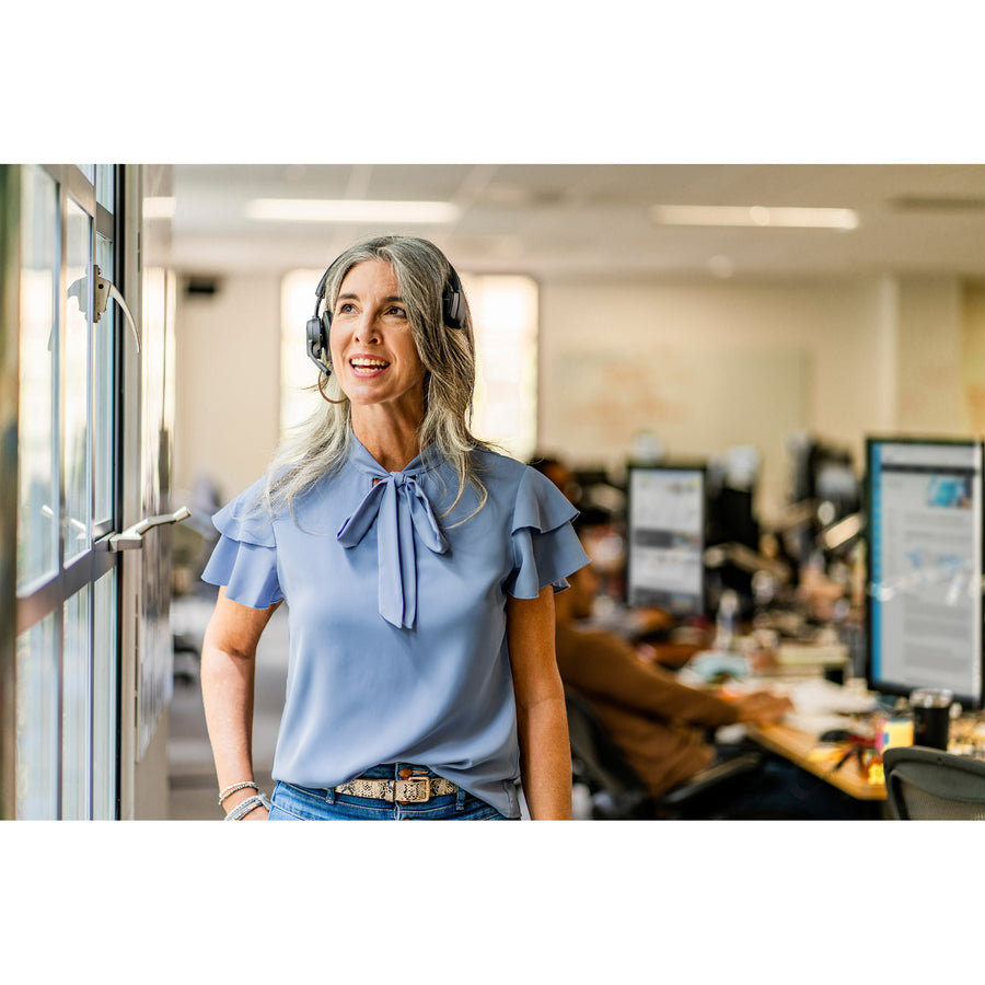 Life-Style Image for Poly Voyager 4310 USB-C Headset + BT700 Dongle