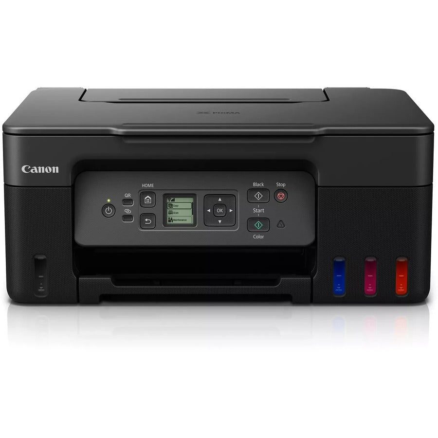 Front Image for Canon PIXMA G3270 Wireless MegaTank Inkjet Multifunction Printer - Color - Black