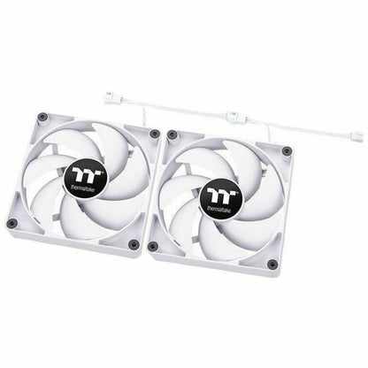 Alternate-Image3 Image for Thermaltake CT140 PC Cooling Fan White (2-Fan Pack) - 2 Pack