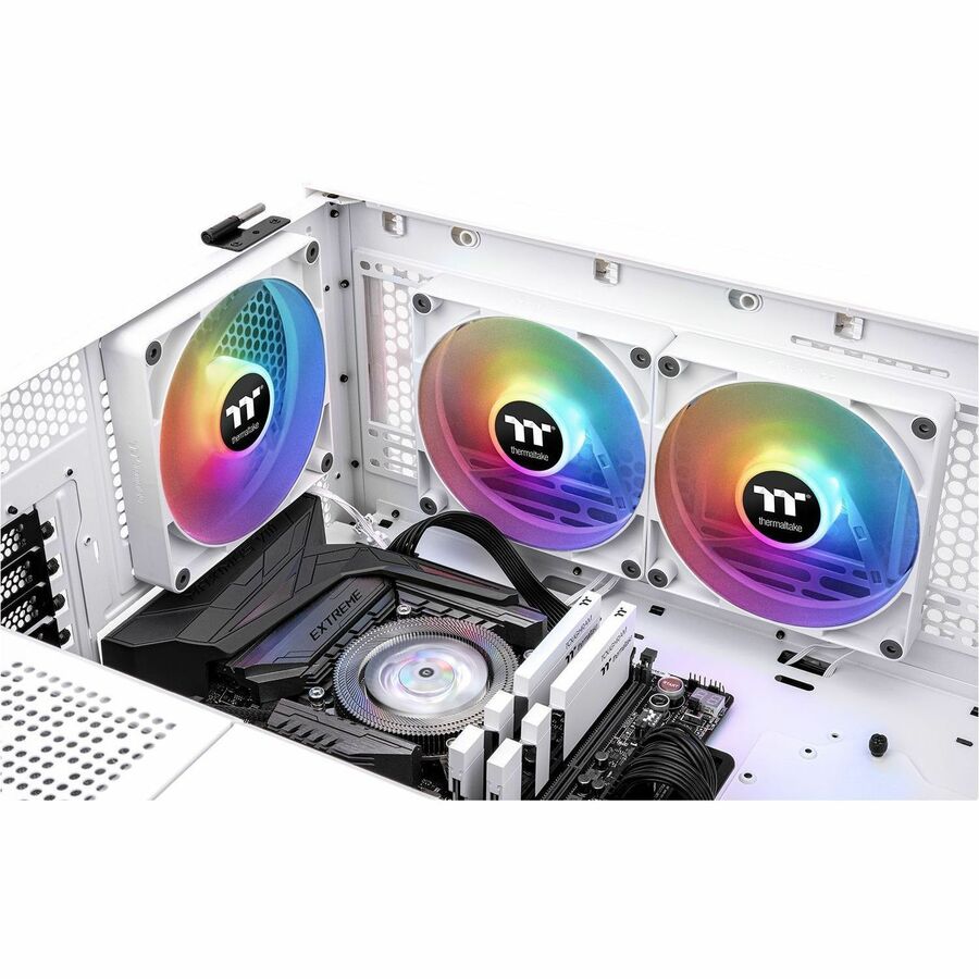 Alternate-Image10 Image for Thermaltake CT120 ARGB Sync PC Cooling Fan White (2-Fan Pack) - 2 Pack