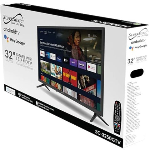 Alternate-Image1 Image for Supersonic SC-3250GTV 32" Smart LED-LCD TV - HDTV - Black