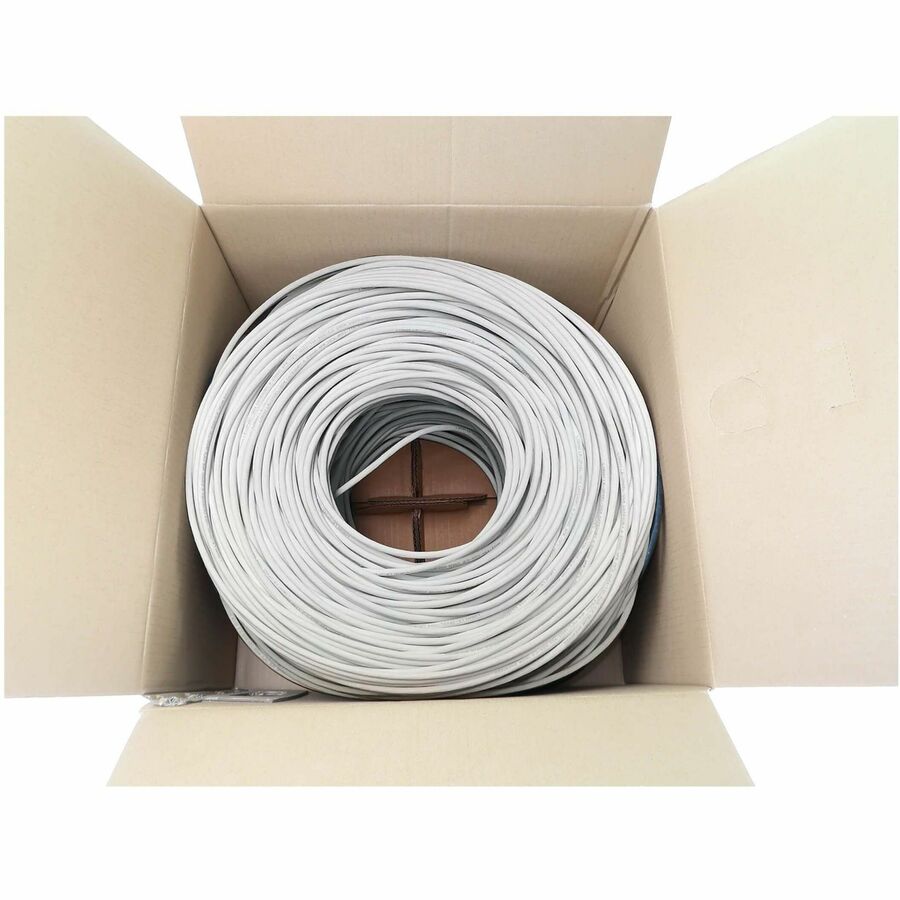 Alternate-Image4 Image for Eaton Tripp Lite Series Cat6a 10G Solid Core UTP Bulk Ethernet Cable, CMR Rated, White, 1000 ft. (305 m)