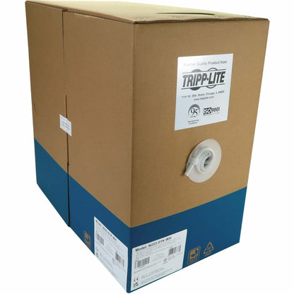 Main Image for Eaton Tripp Lite Series Cat6a 10G Solid Core UTP Bulk Ethernet Cable, CMR Rated, White, 1000 ft. (305 m)