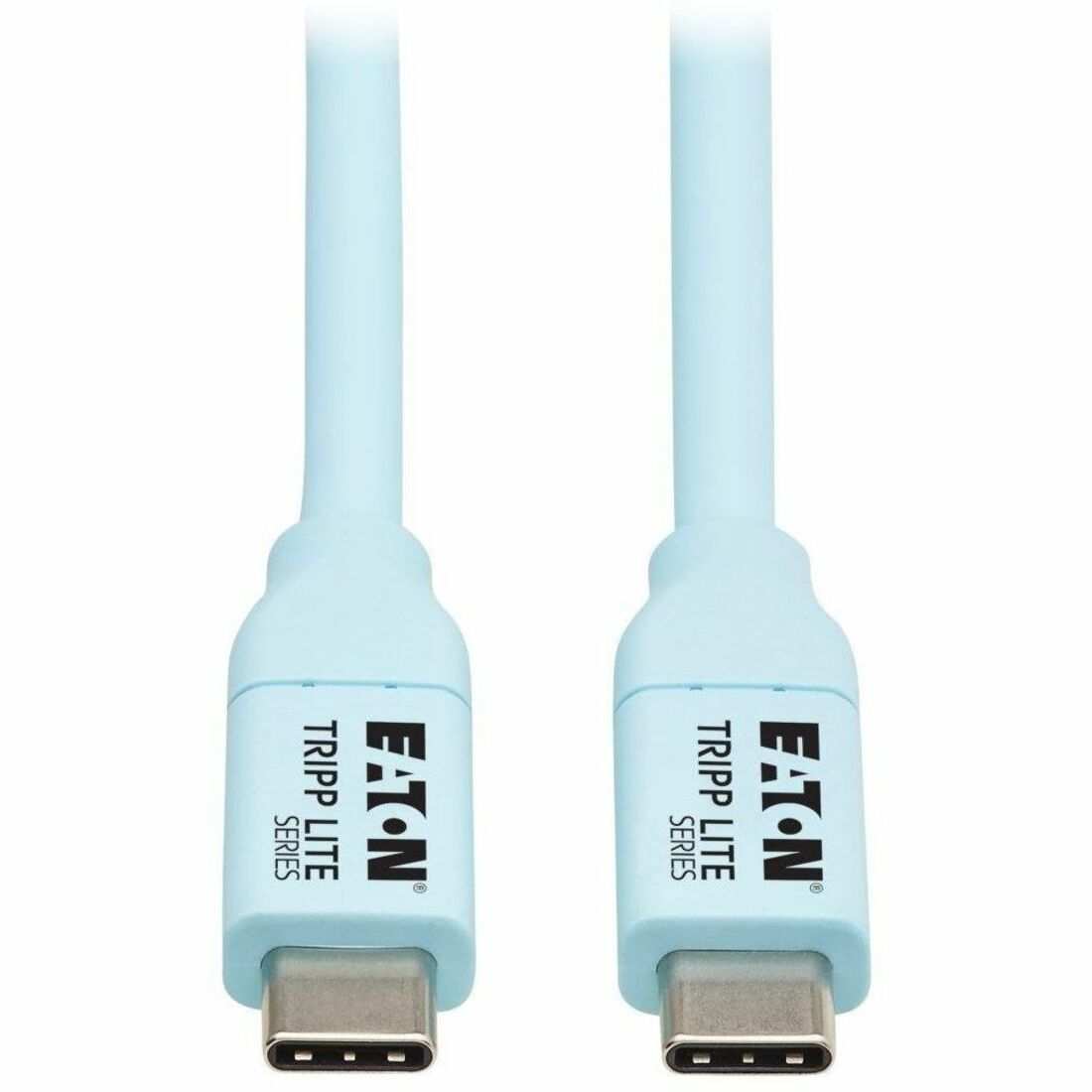 Main Image for Eaton Tripp Lite Series Safe-IT USB-C Cable (M/M), Antibacterial, Ultra Flexible, 240W PD Charging, Light Blue, 6 ft. (1.8 m)