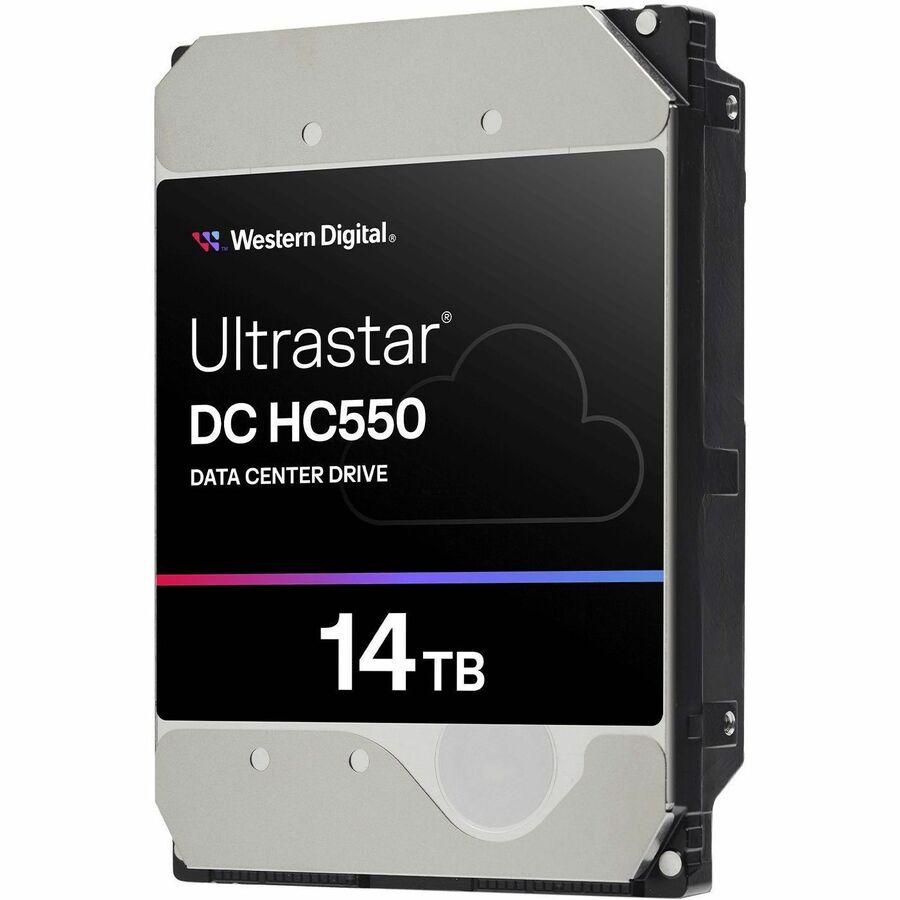 Left Image for Western Digital Ultrastar DC HC550 WUH721814AL5204 14 TB Hard Drive - 3.5" Internal - SAS (12Gb/s SAS) - Conventional Magnetic Recording (CMR) Method