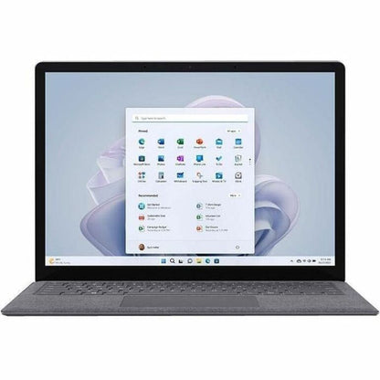 Front Image for Microsoft Surface Laptop 5 13.5" Touchscreen Notebook - Intel Core i5 12th Gen i5-1235U - Intel Evo Platform - 8 GB - 256 GB SSD - English Keyboard - Platinum