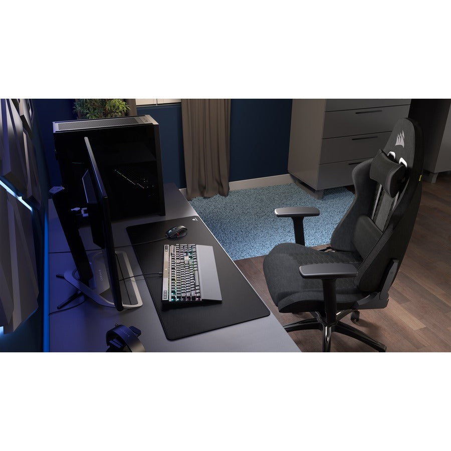 Alternate-Image8 Image for Corsair TC100 RELAXED Gaming Chair - Fabric Black/Grey
