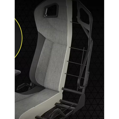Alternate-Image1 Image for Corsair T3 RUSH Fabric Gaming Chair (2023) - Grey/Charcoal