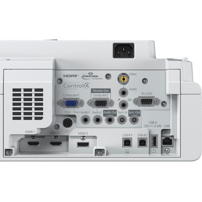 Rear Image for Epson BrightLink 770Fi Ultra Short Throw 3LCD Projector - 21:9 - Wall Mountable, Tabletop