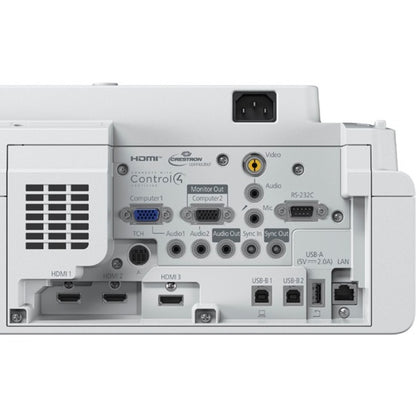 Rear Image for Epson BrightLink 760Wi Ultra Short Throw 3LCD Projector - 16:10 - Wall Mountable, Tabletop