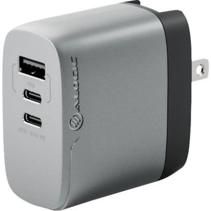 Alternate-Image1 Image for Alogic 3X67 Rapid Power 67W Multi-Country GaN Charger