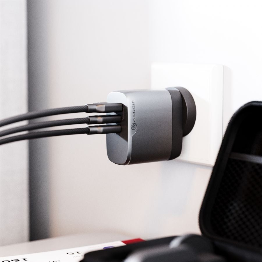 Alternate-Image5 Image for Alogic 3X67 Rapid Power 67W Multi-Country GaN Charger