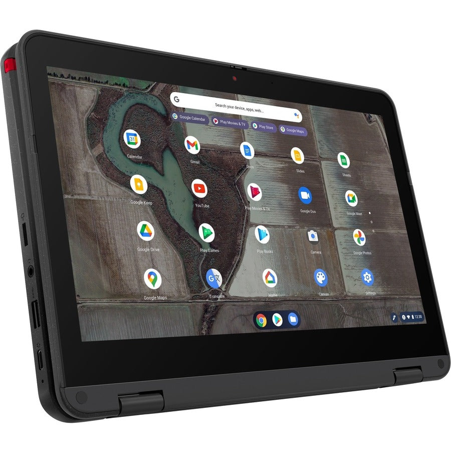 Alternate-Image3 Image for Lenovo 500e Chromebook Gen 3 82JB003XUS 11.6" Touchscreen Convertible 2 in 1 Chromebook - HD - Intel Celeron N4500 - 4 GB - 32 GB Flash Memory - English Keyboard - Gray