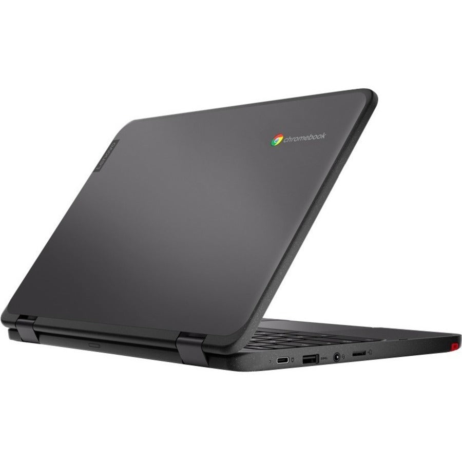 Rear Image for Lenovo 500e Chromebook Gen 3 82JB003XUS 11.6" Touchscreen Convertible 2 in 1 Chromebook - HD - Intel Celeron N4500 - 4 GB - 32 GB Flash Memory - English Keyboard - Gray
