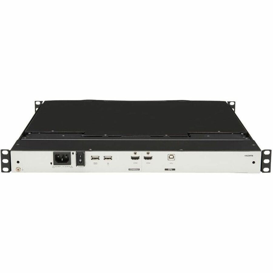 Alternate-Image1 Image for Eaton Tripp Lite Series 1U Rack-Mount Short-Depth HDMI KVM Console with 18.5 in. LCD, TAA