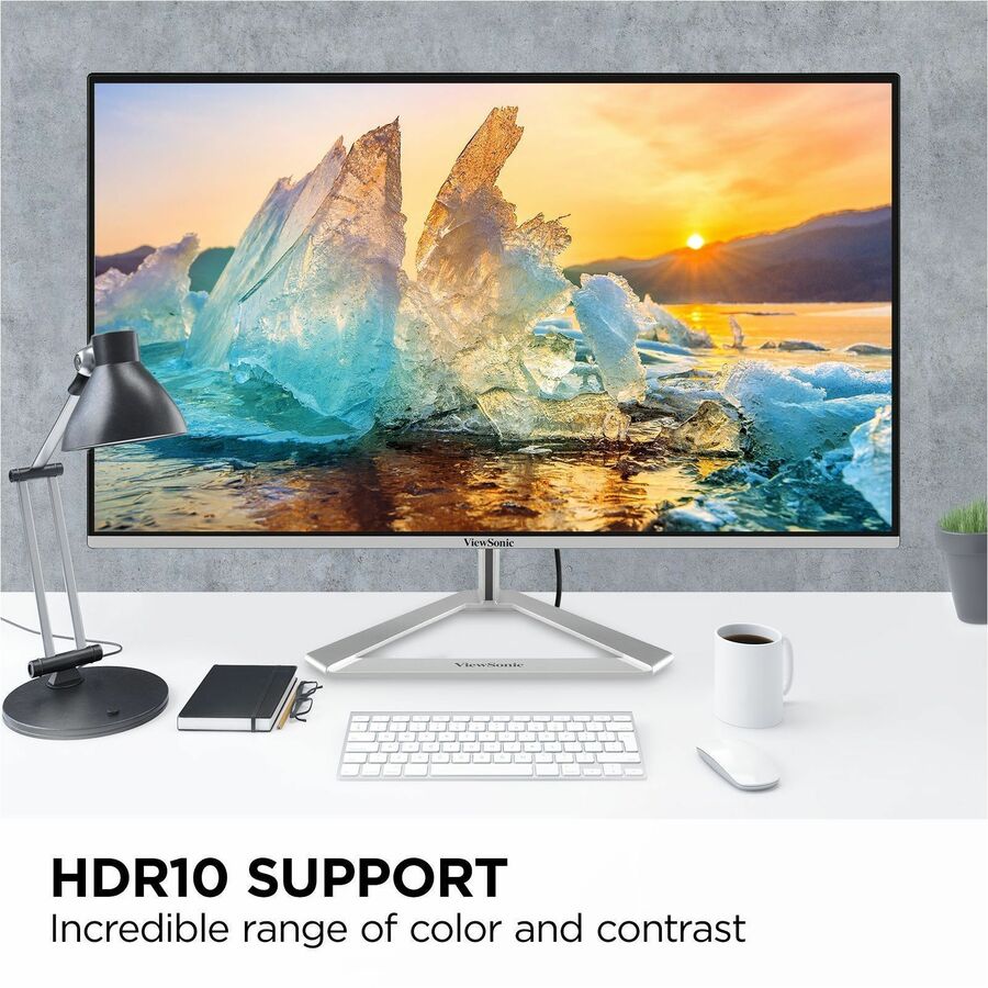 Alternate-Image4 Image for ViewSonic VX2776-4K-MHDU 27 Inch 4K Monitor, IPS with 65W USB-C and HDR10 for Ultimate Home and Office Entertainment, Ultra-Thin Bezels, DisplayPort for Daisy Chain, and HDMI Inputs