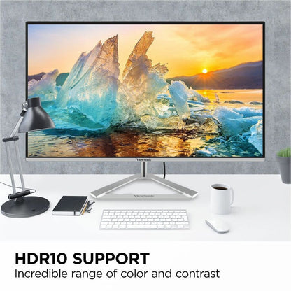 Alternate-Image4 Image for ViewSonic VX2776-4K-MHDU 27 Inch 4K Monitor, IPS with 65W USB-C and HDR10 for Ultimate Home and Office Entertainment, Ultra-Thin Bezels, DisplayPort for Daisy Chain, and HDMI Inputs
