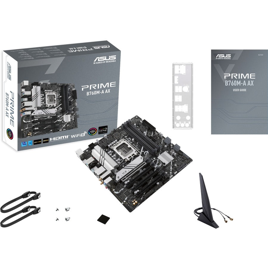 Alternate-Image5 Image for Asus Prime PRIME B760M-A AX Desktop Motherboard - Intel B760 Chipset - Socket LGA-1700 - Micro ATX