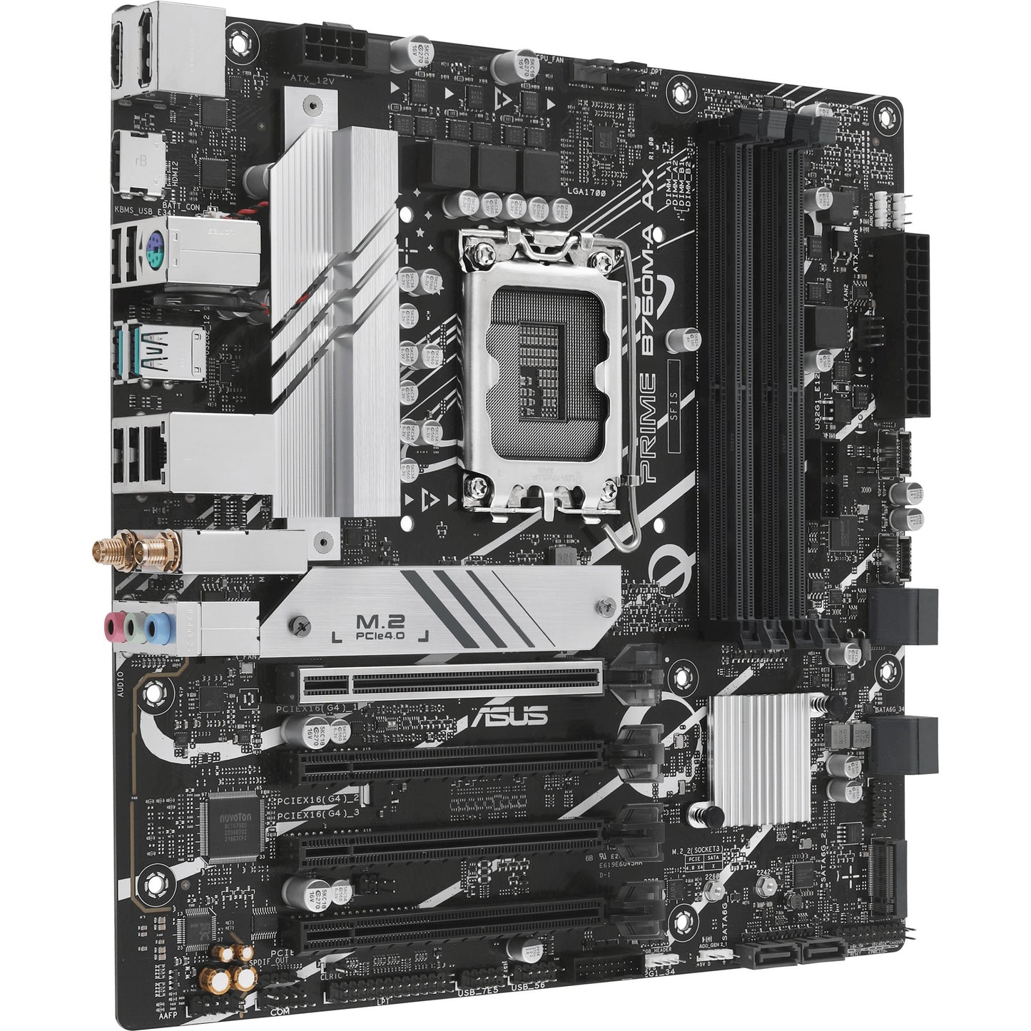 Main Image for Asus Prime PRIME B760M-A AX Desktop Motherboard - Intel B760 Chipset - Socket LGA-1700 - Micro ATX