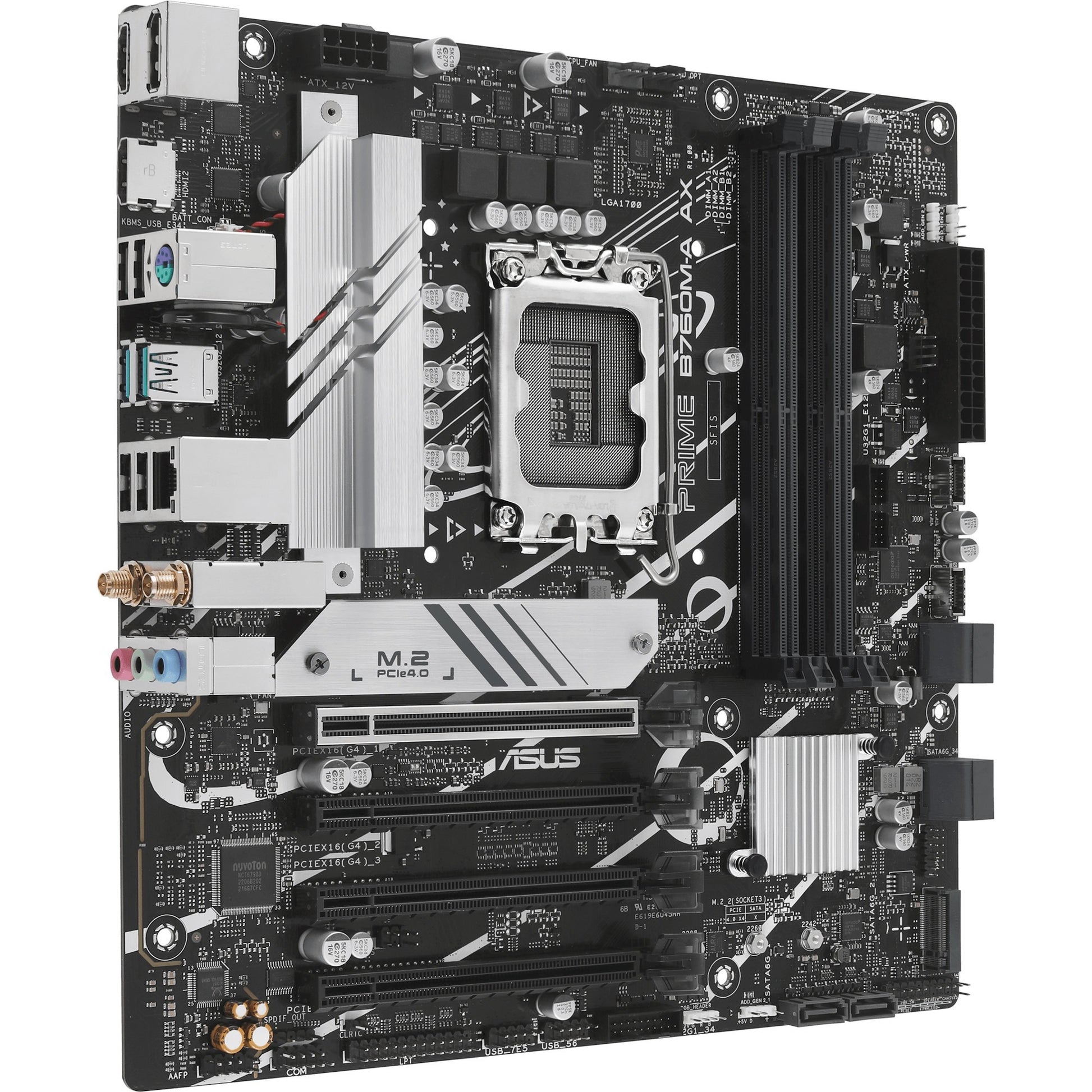 Main Image for Asus Prime PRIME B760M-A AX Desktop Motherboard - Intel B760 Chipset - Socket LGA-1700 - Micro ATX