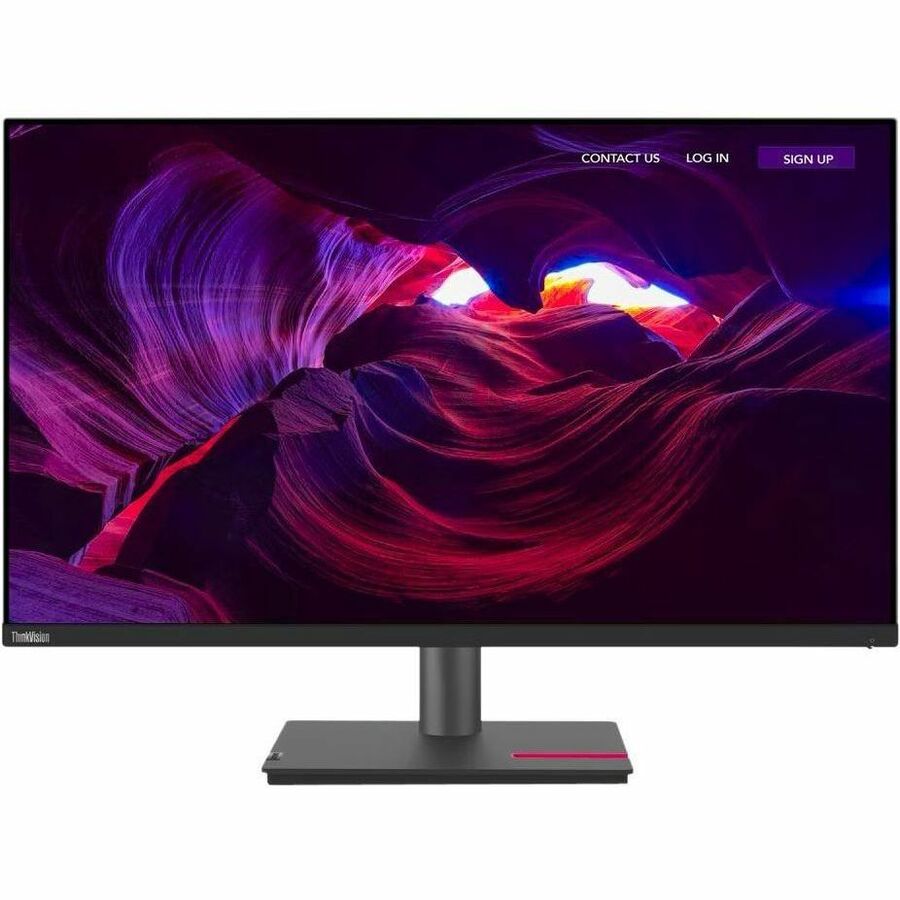 Front Image for Lenovo ThinkVision P32p-30 32" Class 4K UHD LED Monitor - 16:9 - Raven Black