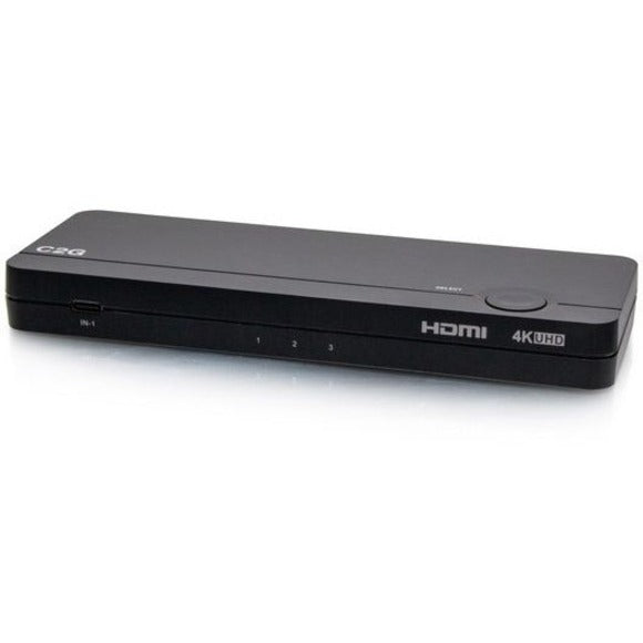Left Image for C2G USB-C/HDMI 3-Input Combo to HDMI 1-Output KVM with Power Delivery - 4K 60Hz